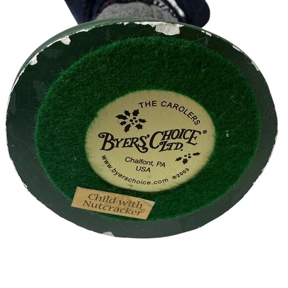 Byer's Choice Carolers Collection Man with Red Hat Christmas Figurine 2003 - Picture 6 of 12